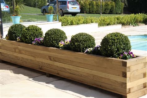 extra large outdoor planter boxes